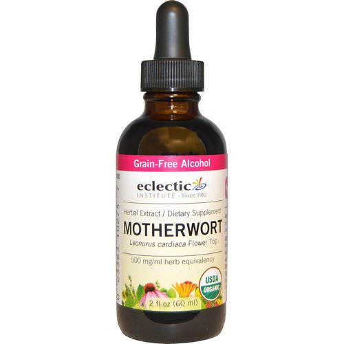 Eclectic Institute, Organic Motherwort, 2 fl oz (60 ml) فوائد