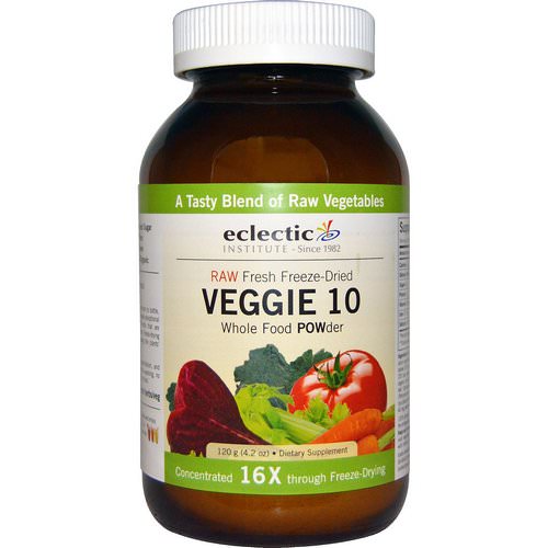 Eclectic Institute, Veggie 10, Whole Food POWder, 4.2 oz (120 g) فوائد