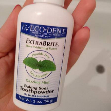 Eco-Dent Fluoride Free Whitening - تبييض, خالي من الفل,ريد, معج,ن أسنان, العناية بالفم