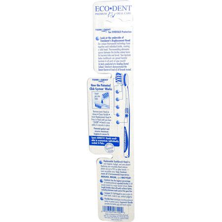 Eco-Dent, TerrAdent med5, Adult 31, Soft, 1 Toothbrush, 1 Spare Brush Head:فرش الأسنان, العناية بالفم