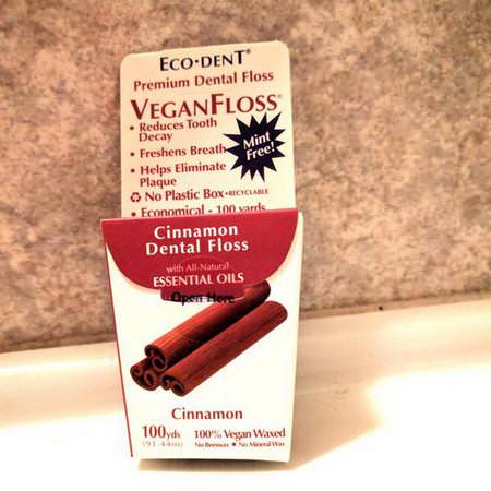 Eco-Dent Dental Floss - خيط تنظيف الأسنان, العناية بالفم, حمام