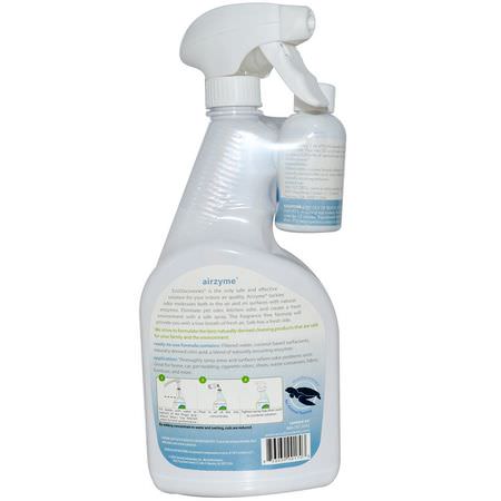 EcoDiscoveries, Airzyme, Air & Fabric Deodorizer, 2 fl oz ( 60 ml) Concentrate w/ 1 Spray Bottle:معطرات الأقمشة, اله,اء