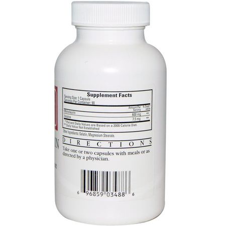 Ecological Formulas, Monolaurin, 600 mg, 90 Capsules:أنفلونزا, سعال