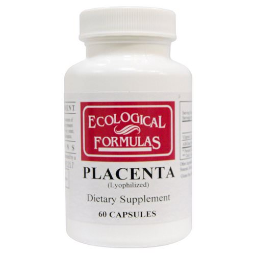 Ecological Formulas, Placenta (Lyophilized), 60 Capsules فوائد