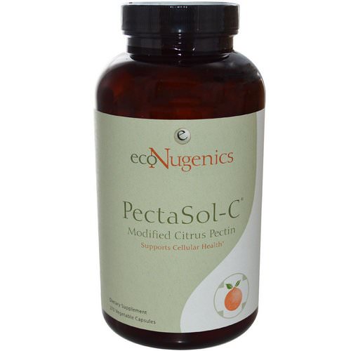 Econugenics, PectaSol-C, Modified Citrus Pectin, 270 Vegetable Capsules فوائد