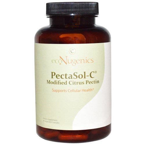 Econugenics, PectaSol-C, Modified Citrus Pectin, 90 Vegetable Capsules فوائد