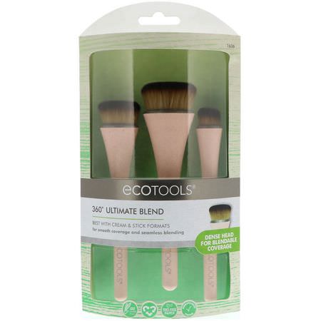 EcoTools, 360 Ultimate Blend Kit, 3 Brushes:مجم,عات الهدايا, فرش الماكياج