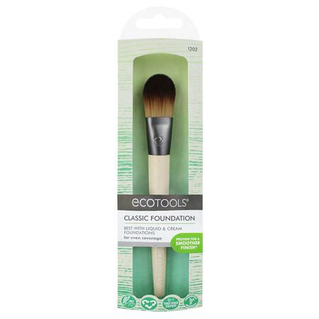 EcoTools, Classic Foundation Brush, 1 Brush:فرش المكياج, الجمال