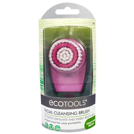 EcoTools, Facial Cleansing Brush, 1 Brush:التطهير, المقشر