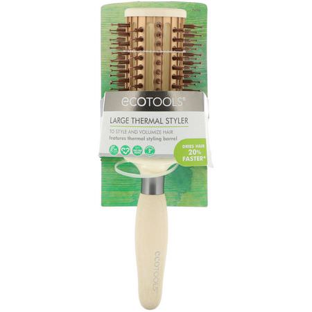 EcoTools, Large Thermal Styler Brush, 1 Brush:أمشاط, فرش الشعر