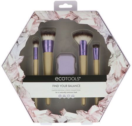 EcoTools, Limited Edition, Find Your Balance Kit, 5 Piece Collection:مجم,عات الهدايا, فرش المكياج