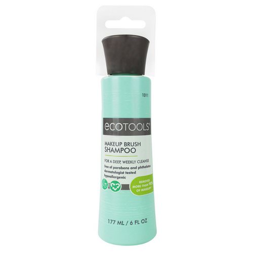 EcoTools, Makeup Brush Shampoo, 6 fl oz (177 ml) فوائد