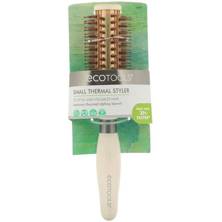 EcoTools, Small Thermal Styler Brush, 1 Brush:أمشاط, فرش الشعر