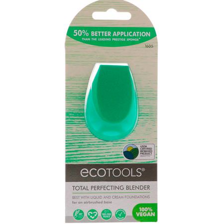 EcoTools, Total Perfecting Blender, 1 Sponge:اسفنجات المكياج, فرش المكياج