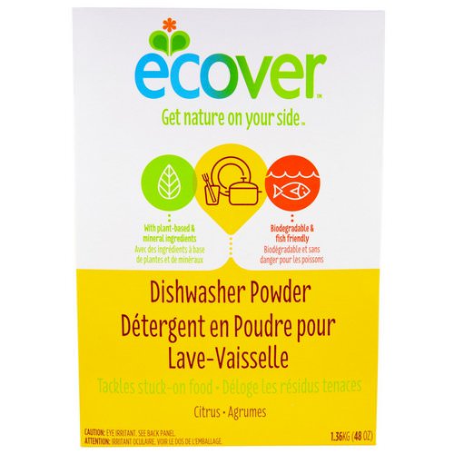 Ecover, Dishwasher Powder, Citrus Scent, 48 oz (1.36 kg) فوائد