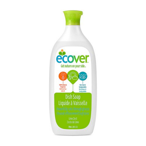 Ecover, Liquid Dish Soap, Lime Zest, 25 fl oz (739 ml) فوائد
