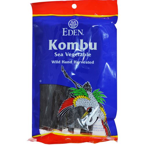 Eden Foods, Kombu, Sea Vegetable, 2.1 oz (60 g) فوائد