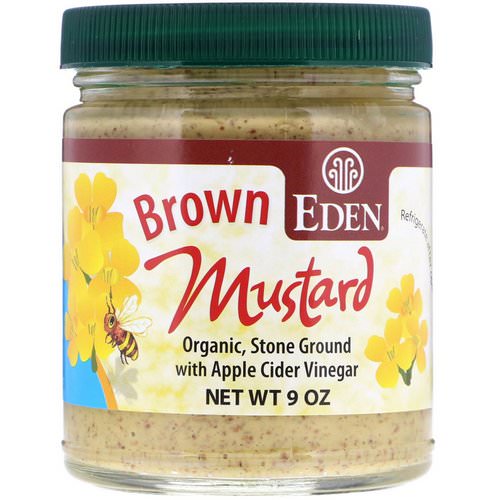 Eden Foods, Organic Brown Mustard, 9 oz (255 g) فوائد