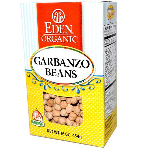 Eden Foods, Organic Garbanzo Beans, 16 oz (454 g) فوائد