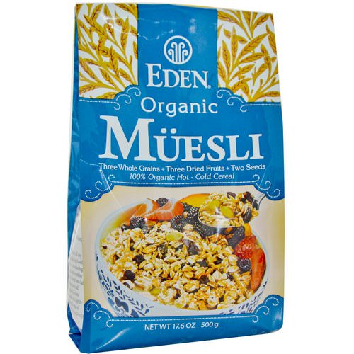 Eden Foods, Organic Muesli, 17.6 oz (500 g) فوائد