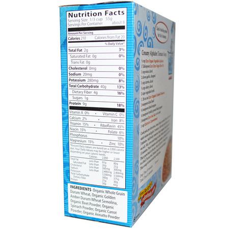 Eden Foods, Organic Pasta, Vegetable Alphabets, 16 oz (453 g):الخبز ,الحب,ب