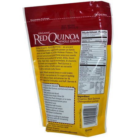 Eden Foods, Organic Red Quinoa, Whole Grain, 16 oz (454 g):الكين,ا, الخبز