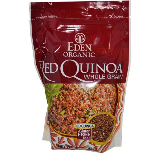 Eden Foods, Organic Red Quinoa, Whole Grain, 16 oz (454 g) فوائد