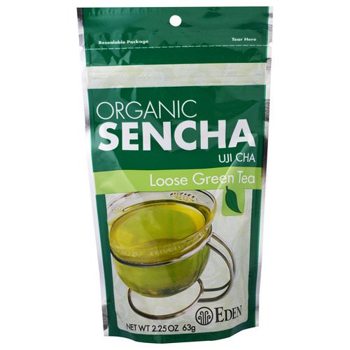 Eden Foods, Organic Sencha, Uji Cha, Loose Green Tea, 2.25 oz (63 g) فوائد