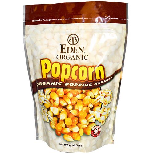 Eden Foods, Popcorn, Organic Popping Kernels, 20 oz (566 g) فوائد