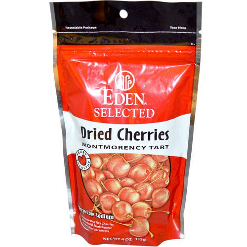 Eden Foods, Selected, Dried Cherries Montmorency Tart, 4 oz (113 g) فوائد