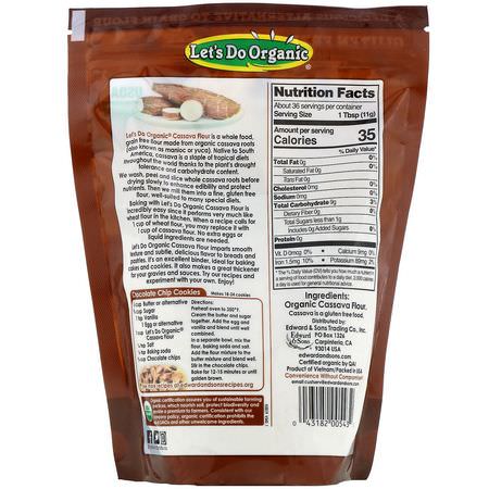 Edward & Sons, Let's Do Organic, Organic Cassava Flour, 14 oz (396 g):خلطات, طحين