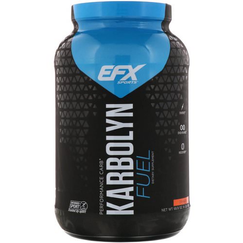 EFX Sports, Karbolyn Fuel, Orange, 4.3 lbs (1950 g) فوائد