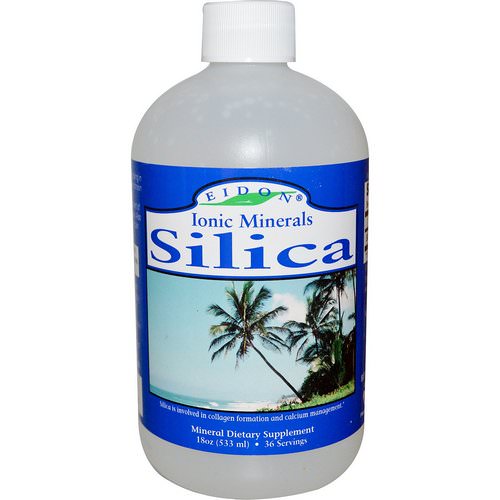 Eidon Mineral Supplements, Ionic Minerals, Silica, 18 oz (533 ml) فوائد