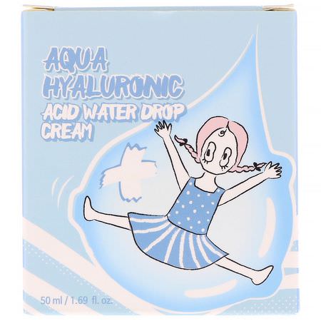 Elizavecca, Aqua Hyaluronic Acid Water Drop Cream, 1.69 fl oz (50 ml):كريم, مصل حمض الهيال,ر,نيك
