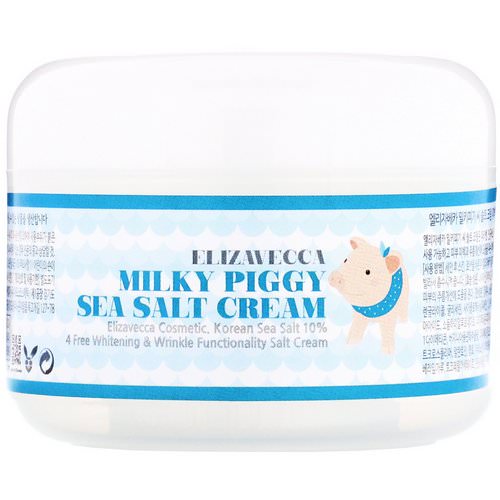 Elizavecca, Milky Piggy Sea Salt Cream, 100 g فوائد