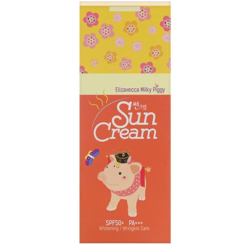 Elizavecca, Milky Piggy, Sun Cream, SPF 50+, PA+++, 50 ml فوائد