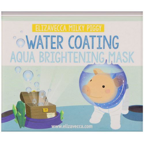 Elizavecca, Milky Piggy, Water Coating Aqua Brightening Mask, 3.53 oz (100 g) فوائد