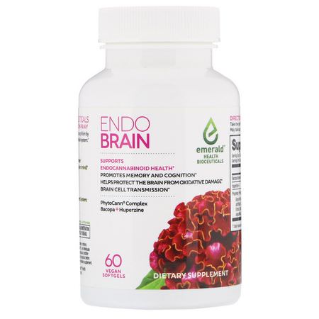 Emerald Health Bioceuticals Inc Cognitive Memory Formulas - الذاكرة, المعرفية, المكملات الغذائية