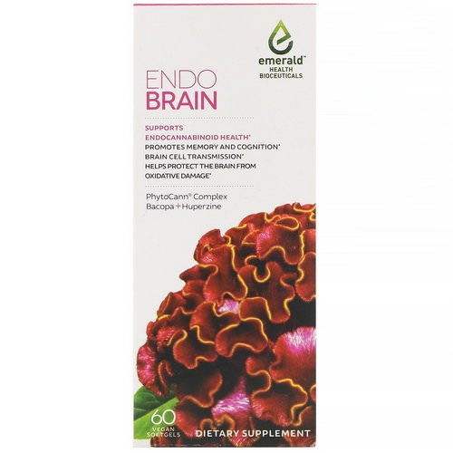 Emerald Health Bioceuticals, EndoBrain, 60 Vegan Softgels فوائد
