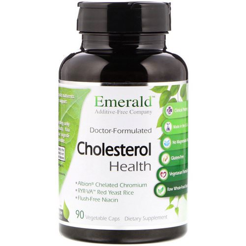 Emerald Laboratories, Cholesterol Health, 90 Vegetable Caps فوائد