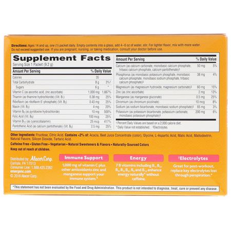 Emergen-C, Vitamin C, Tropical, 1,000 mg, 30 Packets, 0.32 oz (9.2 g) Each:الأنفل,نزا ,السعال