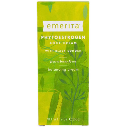 Emerita, Phytoestrogen, Body Cream, 2 oz (56 g) فوائد