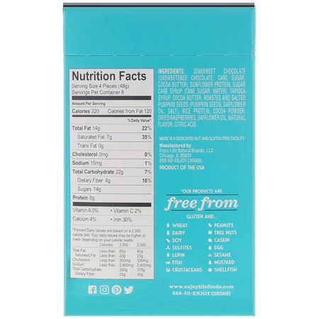 Enjoy Life Foods Protein Snacks - ,جبات خفيفة من البر,تين, كعكات البر,كيز, ملفات تعريف الارتباط, البارات الرياضية