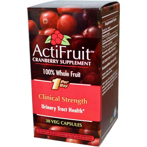 Enzymatic Therapy, ActiFruit Cranberry Supplement, 30 Veggie Caps فوائد