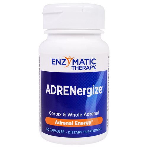Enzymatic Therapy, ADRENergize, Adrenal Energy, 50 Capsules فوائد