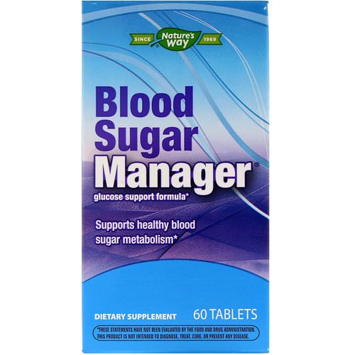 Nature's Way, Blood Sugar Manager, 60 Tablets فوائد