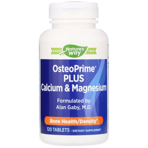 Nature's Way, OsteoPrime Plus Calcium & Magnesium, 120 Tablets فوائد