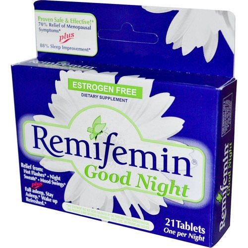 Enzymatic Therapy, Remifemin, Good Night, 21 Tablets فوائد