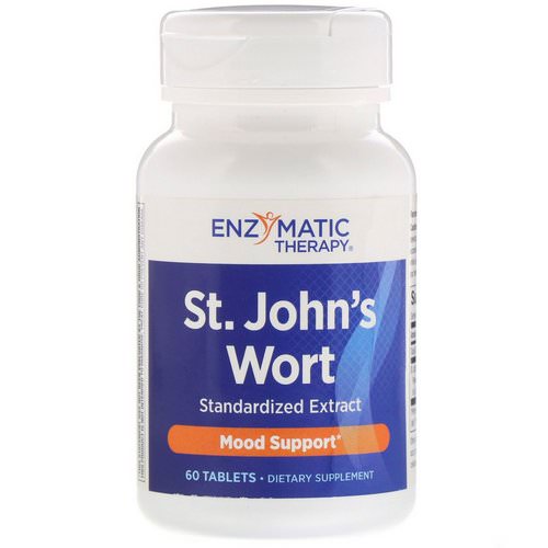 Enzymatic Therapy, St. John's Wort, 60 Tablets فوائد