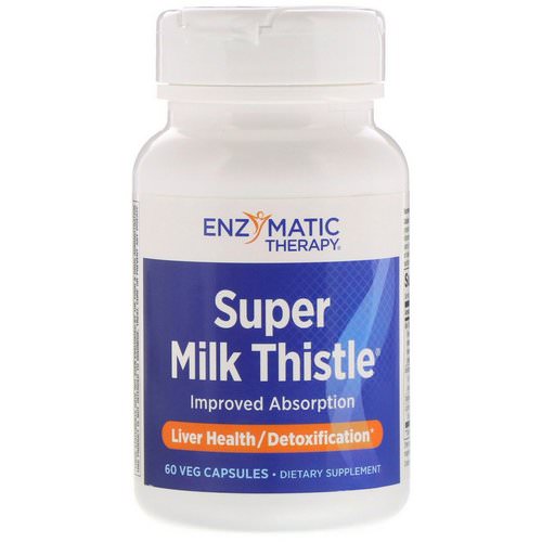 Enzymatic Therapy, Super Milk Thistle, 60 Veg Capsules فوائد